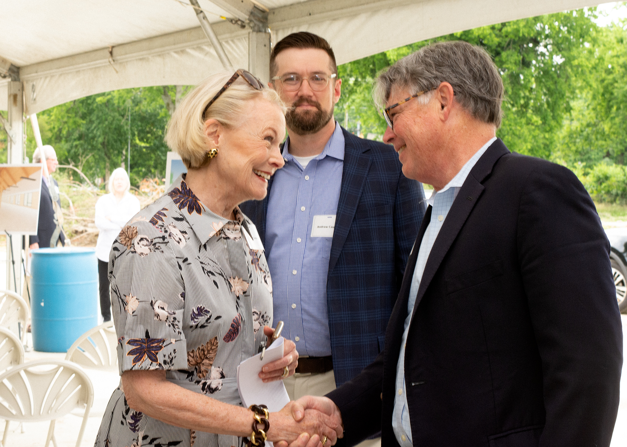 Dedicated CFMT lead Building search and board members Susan Simons and Bert Mathews