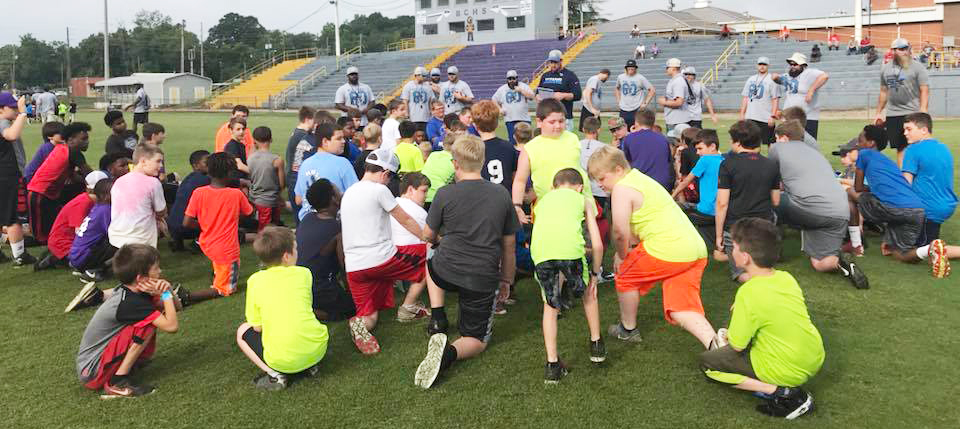 The Jones Mission Youth Football Camp